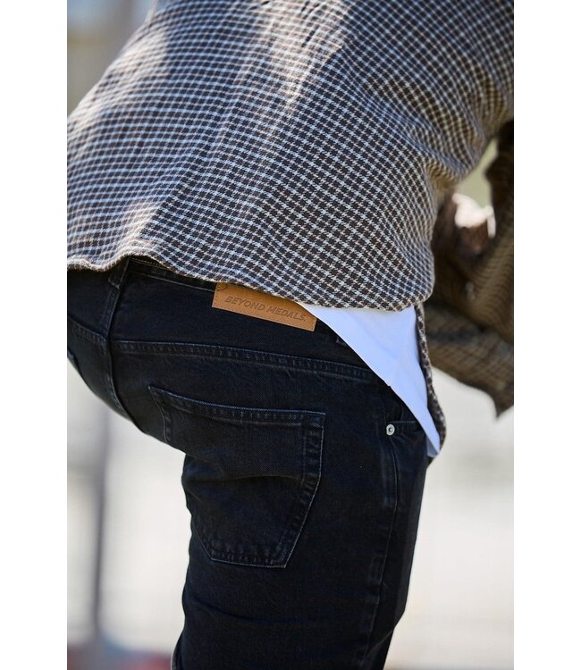 BEYOND MEDALS MENS LOOSE JEANS JEAN BLACK