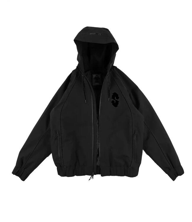 SOUVENIR MENS INSULATED TRACK JACKET BLACK 2027