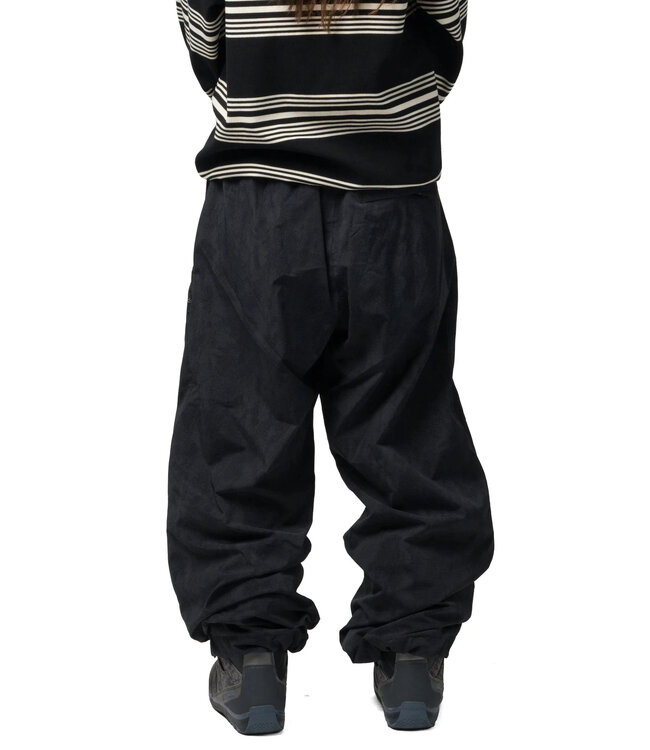 SOUVENIR MENS PARACHUTE PANTS BLACK BLOTCH PRINT 2027