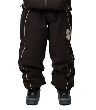 SOUVENIR SOUVENIR MENS INSULATED TRACK PANTS COCOA 2027