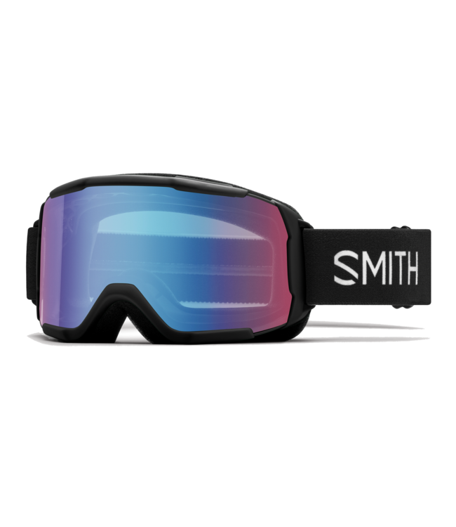 SMITH DAREDEVIL GOGGLE BLACK W/ BLUE SENSOR MIRROR 2027
