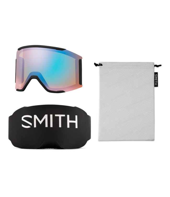 SMITH SQUAD MAG GOGGLE BLACK w/ SUN BLUE + STORM BLUE 2027