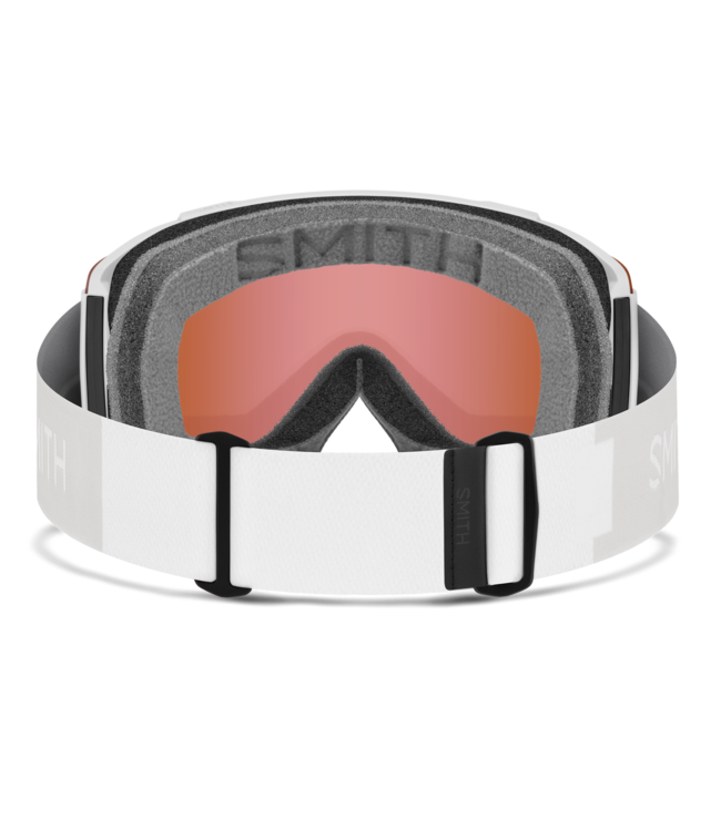 SMITH SQUAD GOGGLE WHITE VAPOR w/ EVERYDAY ROSE GOLD + STORM BLUE 2027