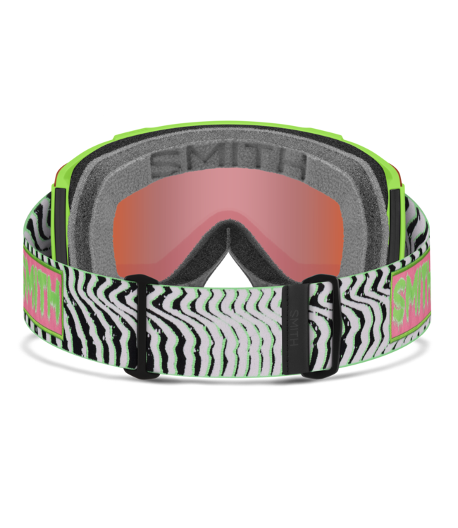 SMITH SQUAD GOGGLE SLIME STATIC SHAG w/ EVERYDAY GREEN + STORM BLUE 2027