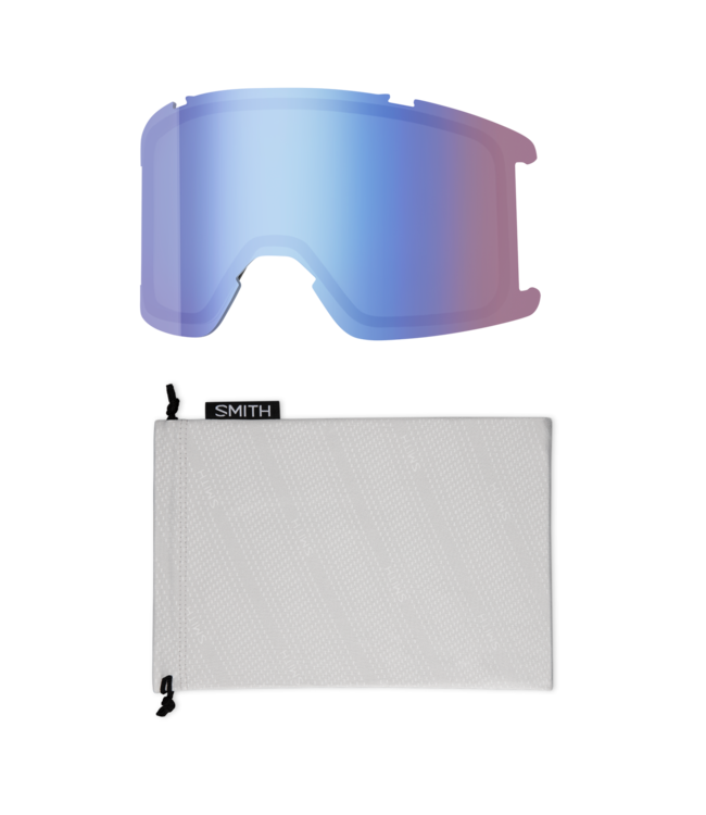 SMITH SQUAD GOGGLE SLIME STATIC SHAG w/ EVERYDAY GREEN + STORM BLUE 2027