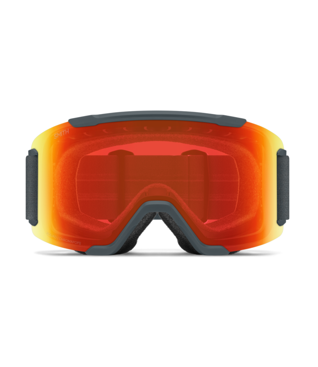 SMITH SQUAD GOGGLE SLATE w/ EVERYDAY RED + STORM YELLOW 2027