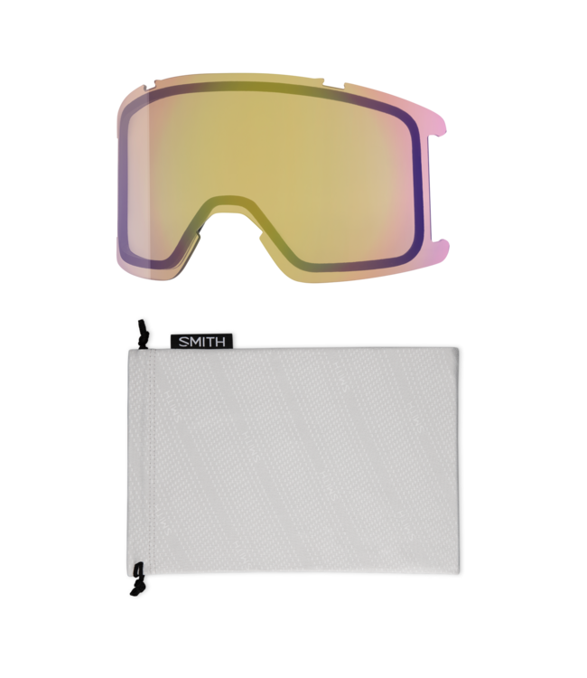 SMITH SQUAD GOGGLE SLATE w/ EVERYDAY RED + STORM YELLOW 2027