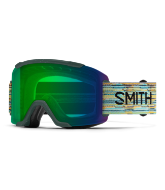 SMITH SMITH SQUAD GOGGLE EMERALD RENU w/ CHROMAPOP EVERYDAY GREEN + STORM BLUE 2027