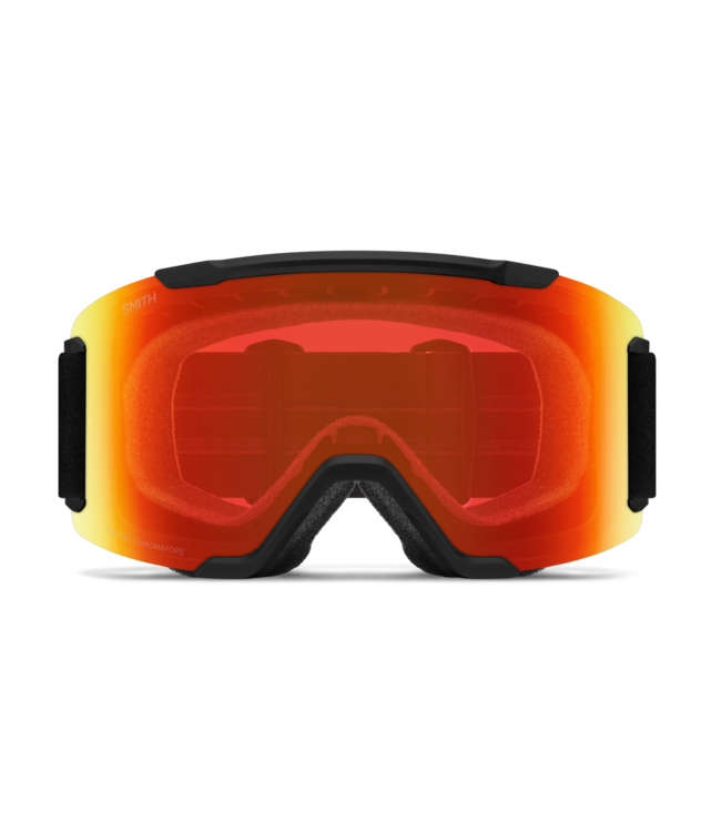 SMITH SQUAD GOGGLE BLACK w/ EVERYDAY RED + STORM YELLOW 2027
