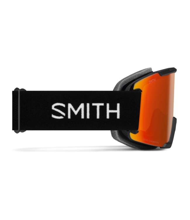 SMITH SQUAD GOGGLE BLACK w/ EVERYDAY RED + STORM YELLOW 2027