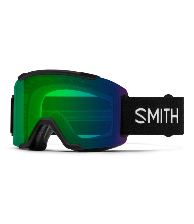SMITH SQUAD GOGGLE BLACK w/ EVERYDAY GREEN + STORM BLUE 2027