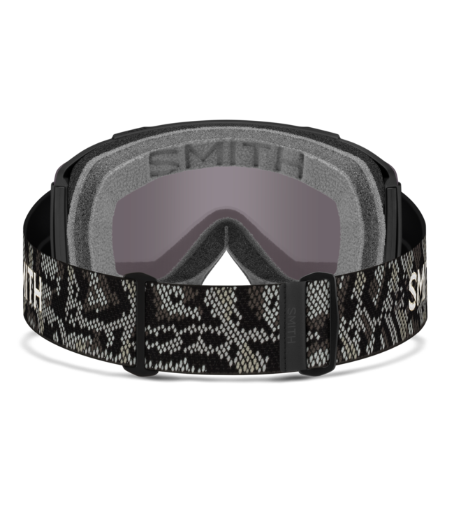SMITH SQUAD GOGGLE BLACK SNAKESKIN w/ BLACK GOLD + STORM BLUE 2027