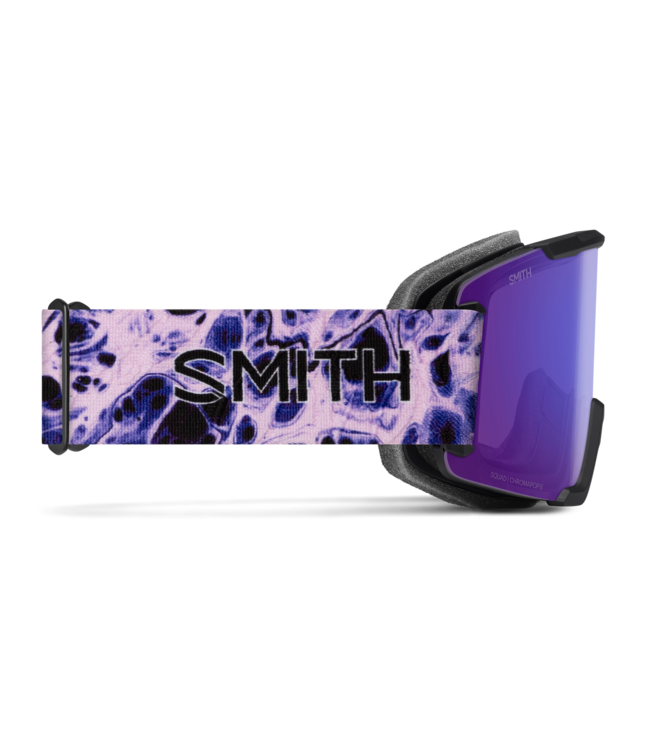 SMITH SQUAD GOGGLE BLACK FLEX PLASMA w/ EVERYDAY VIOLET + STORM BLUE 2027