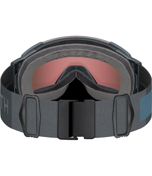 SMITH I/O MAG XL LOW BRIDGE GOGGLE SLATE w/ EVERYDAY RED + STORM BLUE 2027