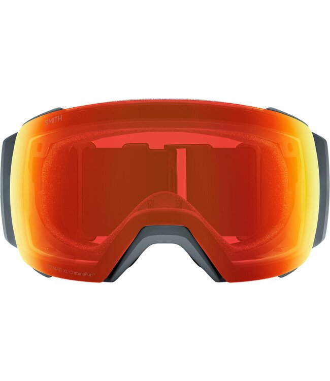 SMITH I/O MAG XL LOW BRIDGE GOGGLE SLATE w/ EVERYDAY RED + STORM BLUE 2027
