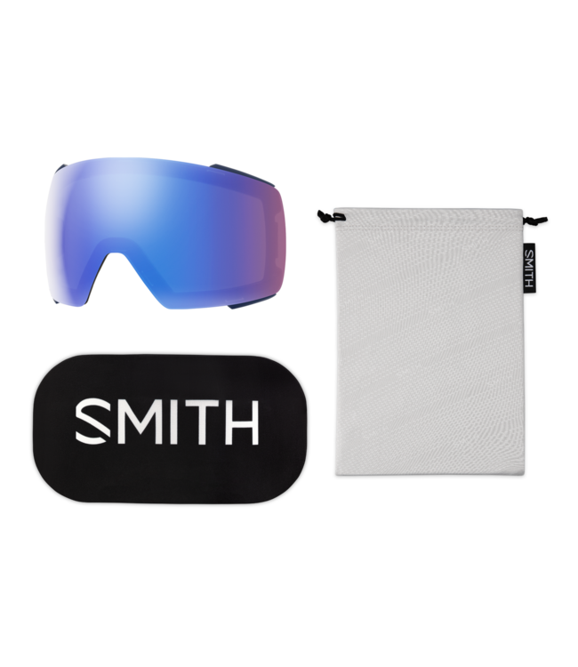 SMITH I/O MAG GOGGLE BLACKOUT w/ BLACK + STORM BLUE 2027