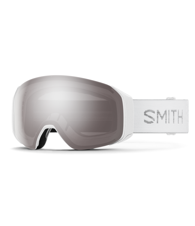 SMITH 4D MAG S GOGGLE WHITE CHUNKY KNIT w/ EVERYDAY ROSE GOLD + STORM ROSE 2027