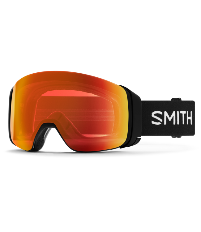 SMITH 4D MAG GOGGLE BLACK w/ EVERYDAY RED + STORM YELLOW 2027