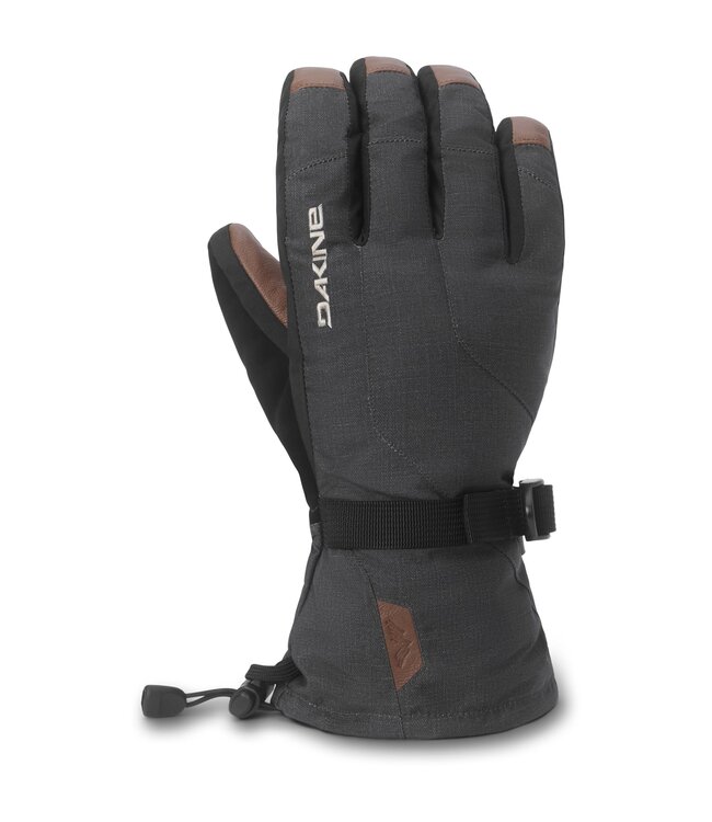 DAKINE MENS SCOUT 2.0 LEATHER GLOVES CARBON HEATHER 2027
