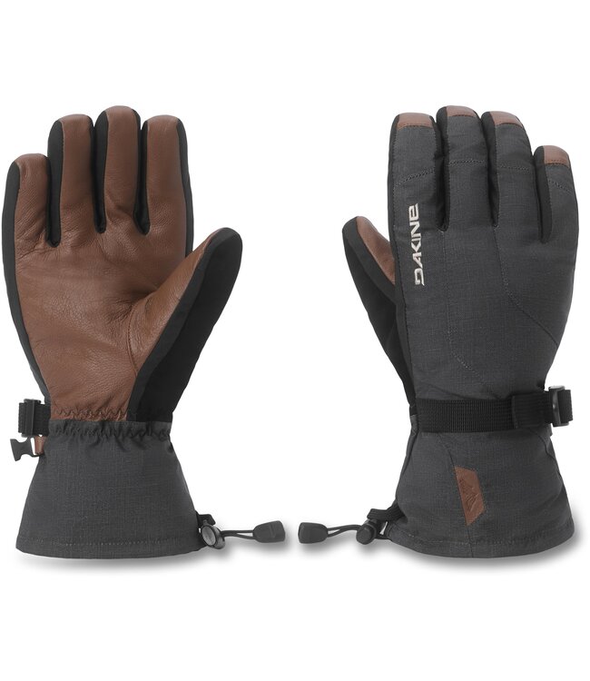 DAKINE MENS SCOUT 2.0 LEATHER GLOVES CARBON HEATHER 2027