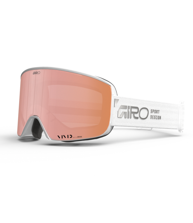 GIRO WOMENS AXIS STACKED GOGGLE WHITE/SILVER/ROSE GOLD 2027
