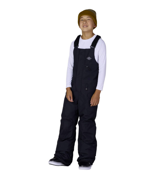 686 BOYS FRONTIER INSULATED BIB PANTS BLACK 2027