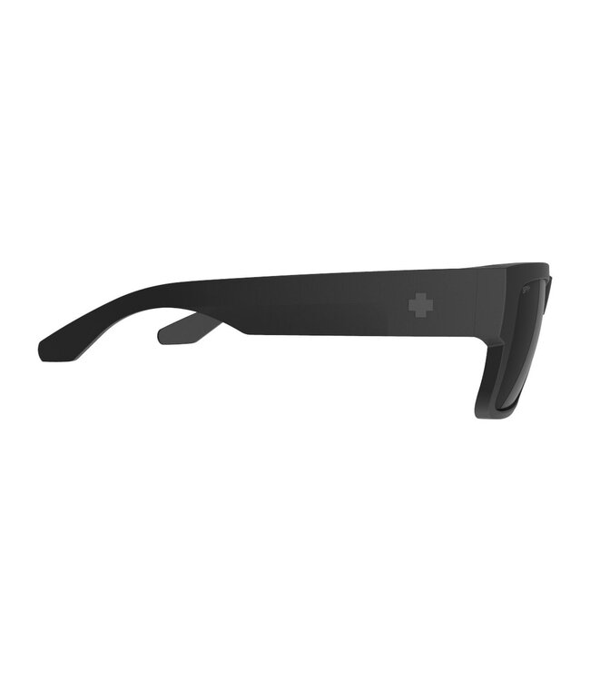 SPY CYRUS MATTE BLACK SUNGLASSES w/ HAPPY GRY MRDRD OUT PLR