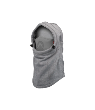 AIRHOLE AIRHOLE MENS AIRHOOD POLAR FLEECE LASER HEATHER GREY 2027