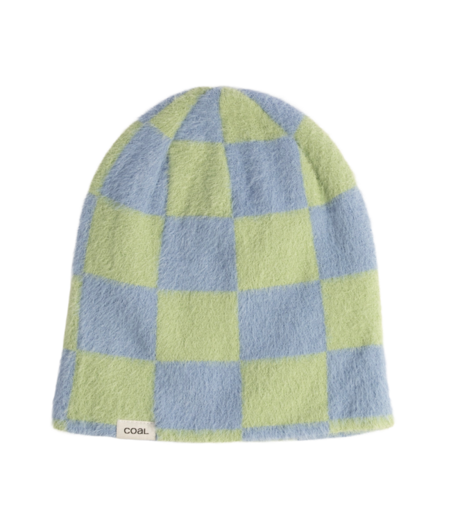 COAL MENS PEARL SKULL BEANIE PERIWINKLE CHECKERED 2027