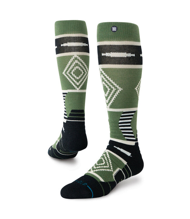 STANCE MENS SNOW TEMPLE MID WOOL SNOW SOCKS OLIVE 2027