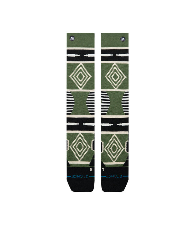 STANCE MENS SNOW TEMPLE MID WOOL SNOW SOCKS OLIVE 2027
