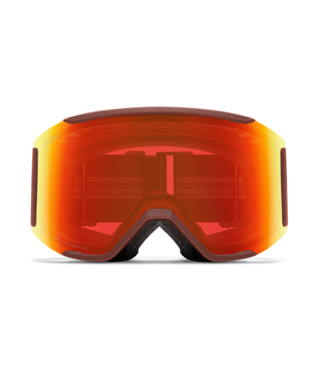 SMITH SQUAD MAG GOGGLE RUST RENU  w/ EVERYDAY RED + STORM YELLOW 2027