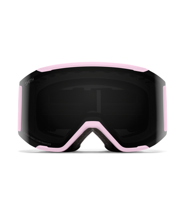 SMITH SQUAD MAG GOGGLE PINK FROST FLEX w/ BLACK + STORM BLUE 2027
