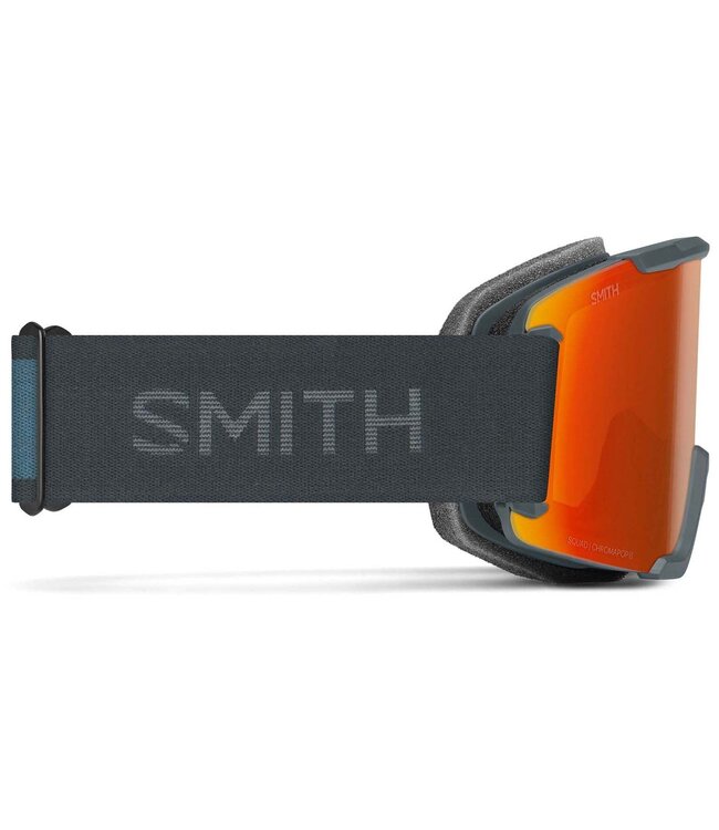 SMITH SQUAD LOW BRIDGE FIT GOGGLE SLATE w/ EVERYDAY RED + CLEAR 2027
