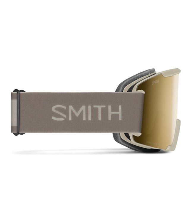 SMITH SQUAD LOW BRIDGE GOGGLE CHALK w/ BLACK GOLD + YELLOW 2027