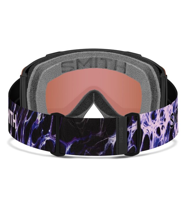 SMITH SQUAD LOW BRIDGE GOGGLE BLACK FLEX PLASMA w/ EVERYDAY VIOLET + CLEAR 2027
