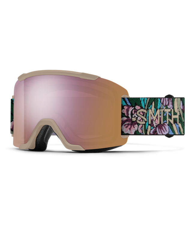 SMITH SQUAD GOGGLE IRIS  w/ EVERYDAY ROSE GOLD + STORM BLUE 2027