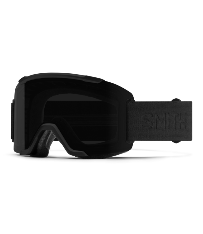 SMITH SQUAD GOGGLE BLACKOUT w/ BLACK + STORM YELLOW 2027