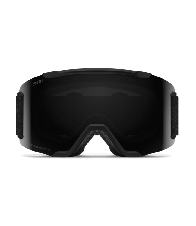SMITH SQUAD GOGGLE BLACKOUT w/ BLACK + STORM YELLOW 2027