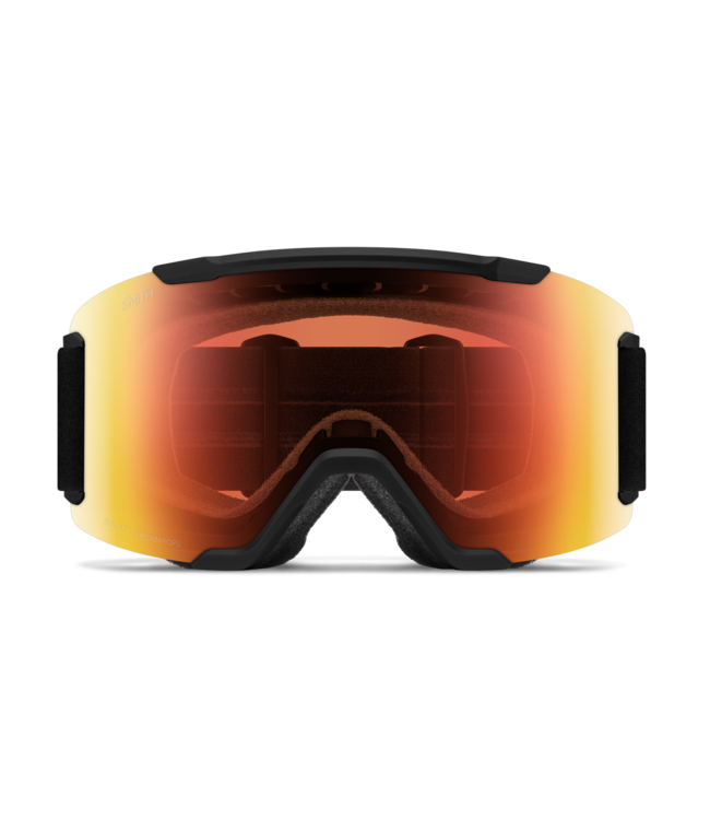 SMITH SQUAD GOGGLE BLACKOUT w/ BLACK + STORM YELLOW 2027
