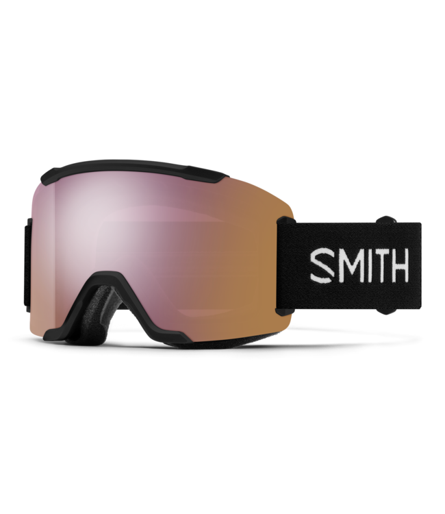 SMITH SQUAD GOGGLE BLACK w/ EVERYDAY ROSE GOLD + STORM BLUE 2027