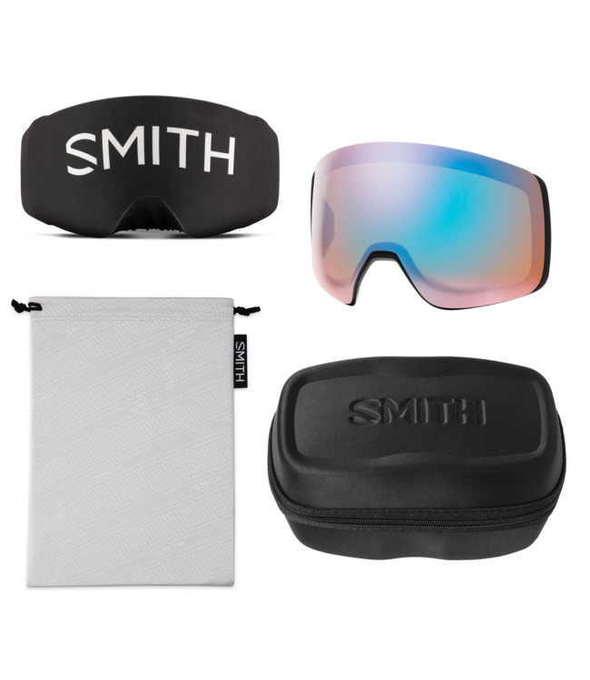 SMITH 4D MAG XL GOGGLE BLACKOUT w/ BLACK + STORM BLUE 2027