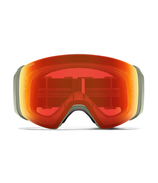 SMITH 4D MAG GOGGLE FATIGUE GREEN w/ EVERYDAY RED + STORM YELLOW 2027