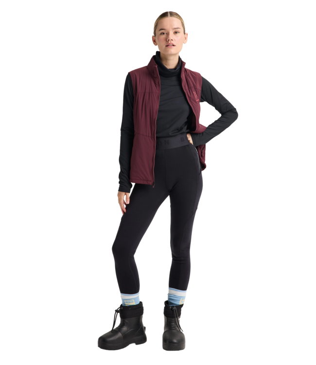 BURTON WOMENS MERINO MIDWEIGHT BASE LAYER PANTS TRUE BLACK 2027