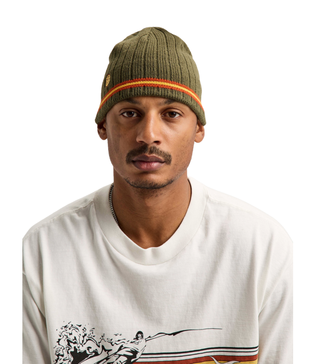 BURTON MENS 90 S BEANIE STALE GREEN 2027