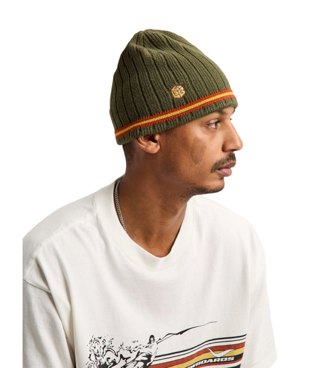 BURTON MENS 90 S BEANIE STALE GREEN 2027