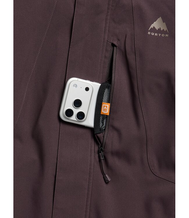 BURTON WOMENS RESERVE STRETCH INSULATED JACKET BEAR HUG BROWN 2027