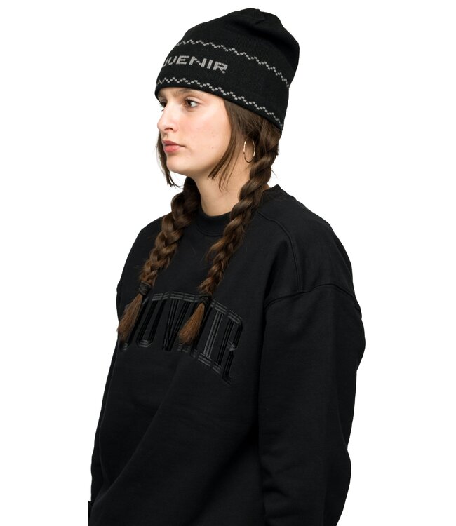 SOUVENIR JACQUARD SKULLY BEANIE BLACK 2027
