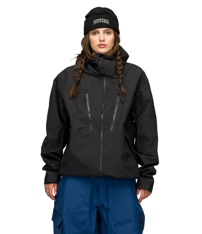 SOUVENIR 3 PLY RIPSTOP JACKET BLACK 2027