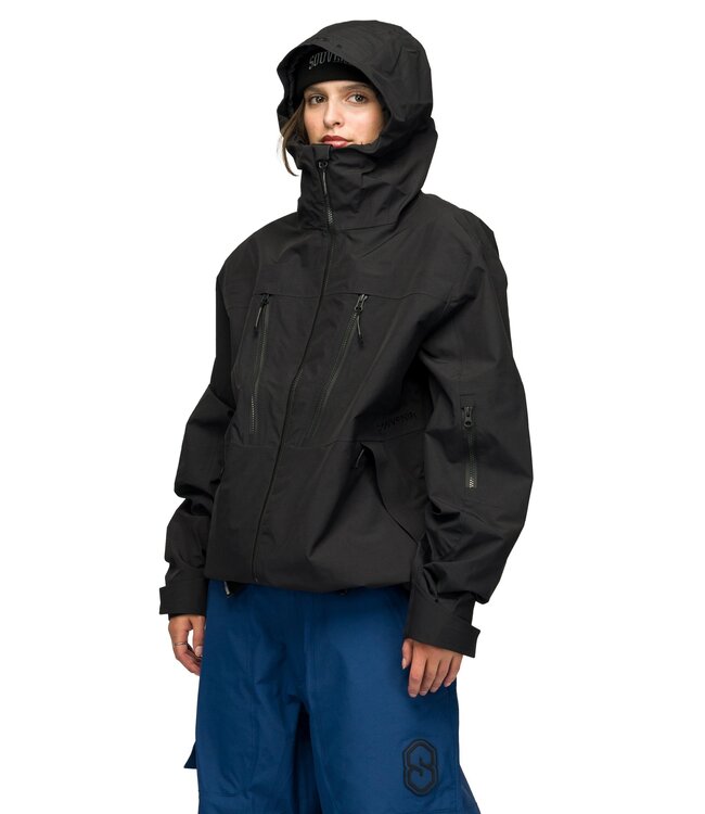 SOUVENIR 3 PLY RIPSTOP JACKET BLACK 2027